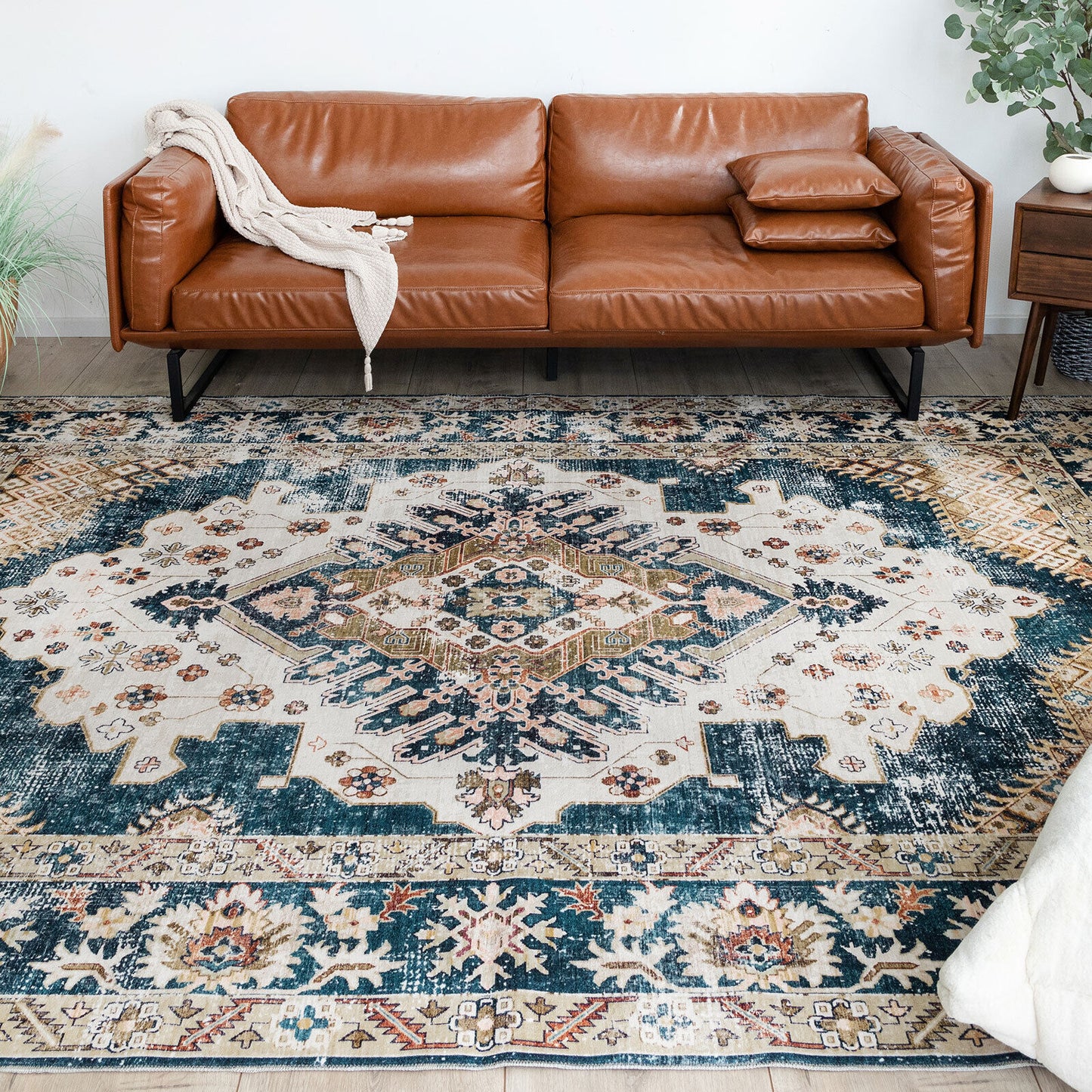 Machine Washable Rug - Vintage Cove