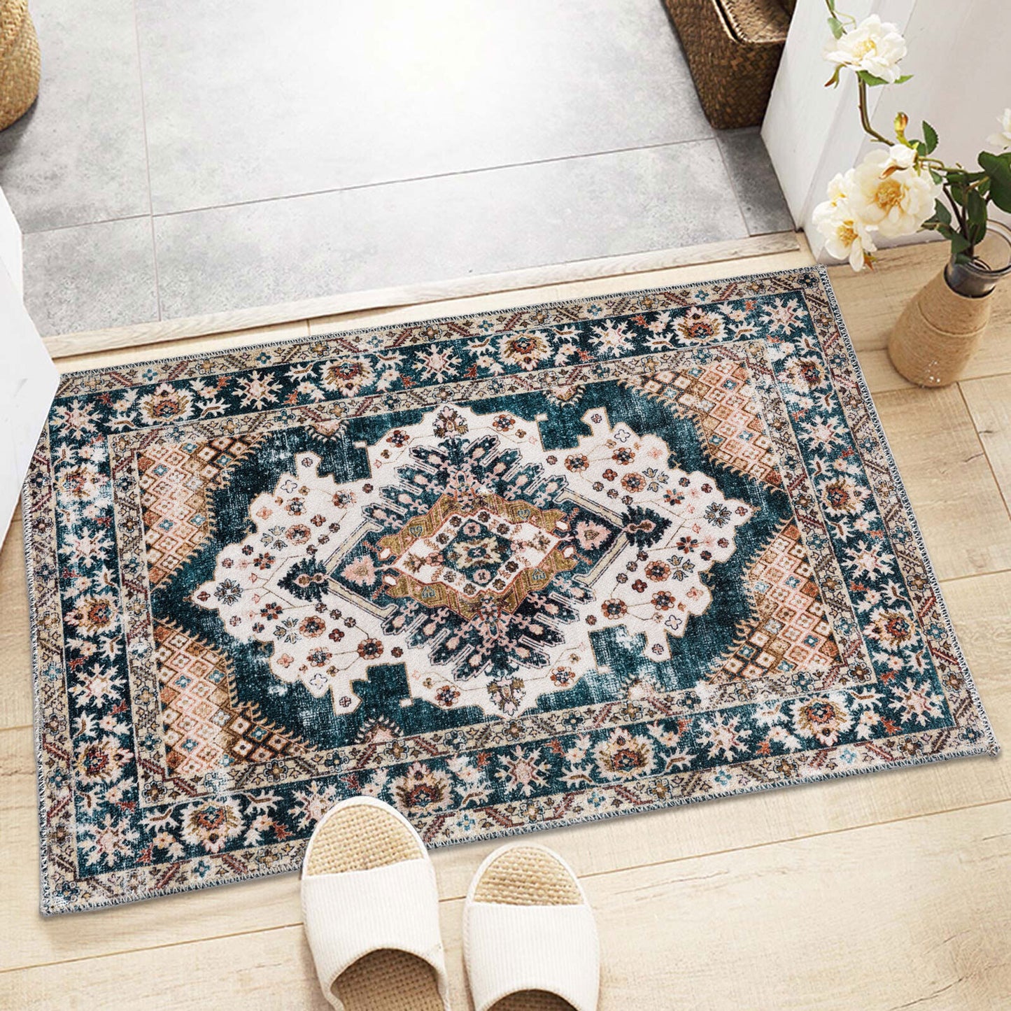 Machine Washable Rug - Vintage Cove