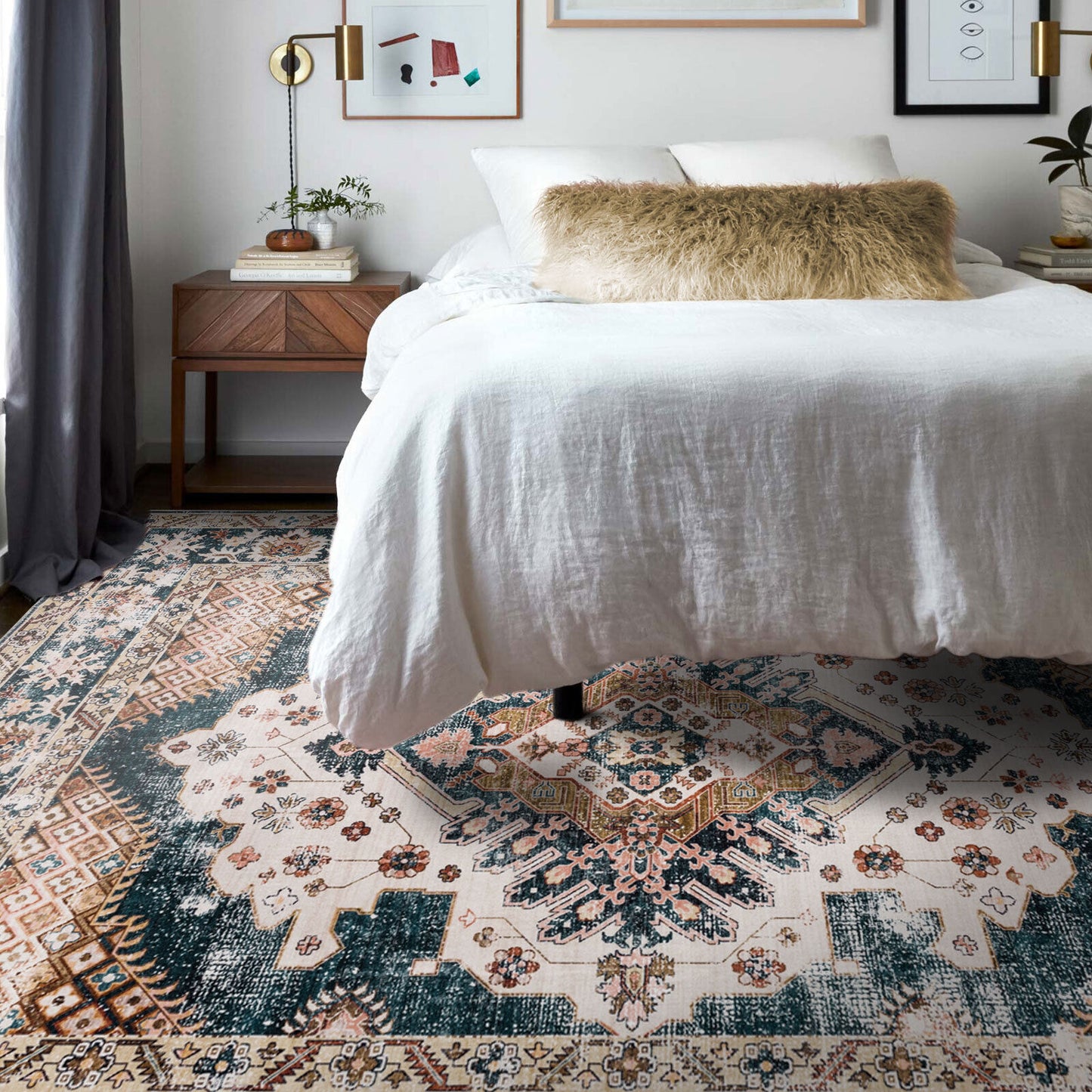 Machine Washable Rug - Vintage Cove