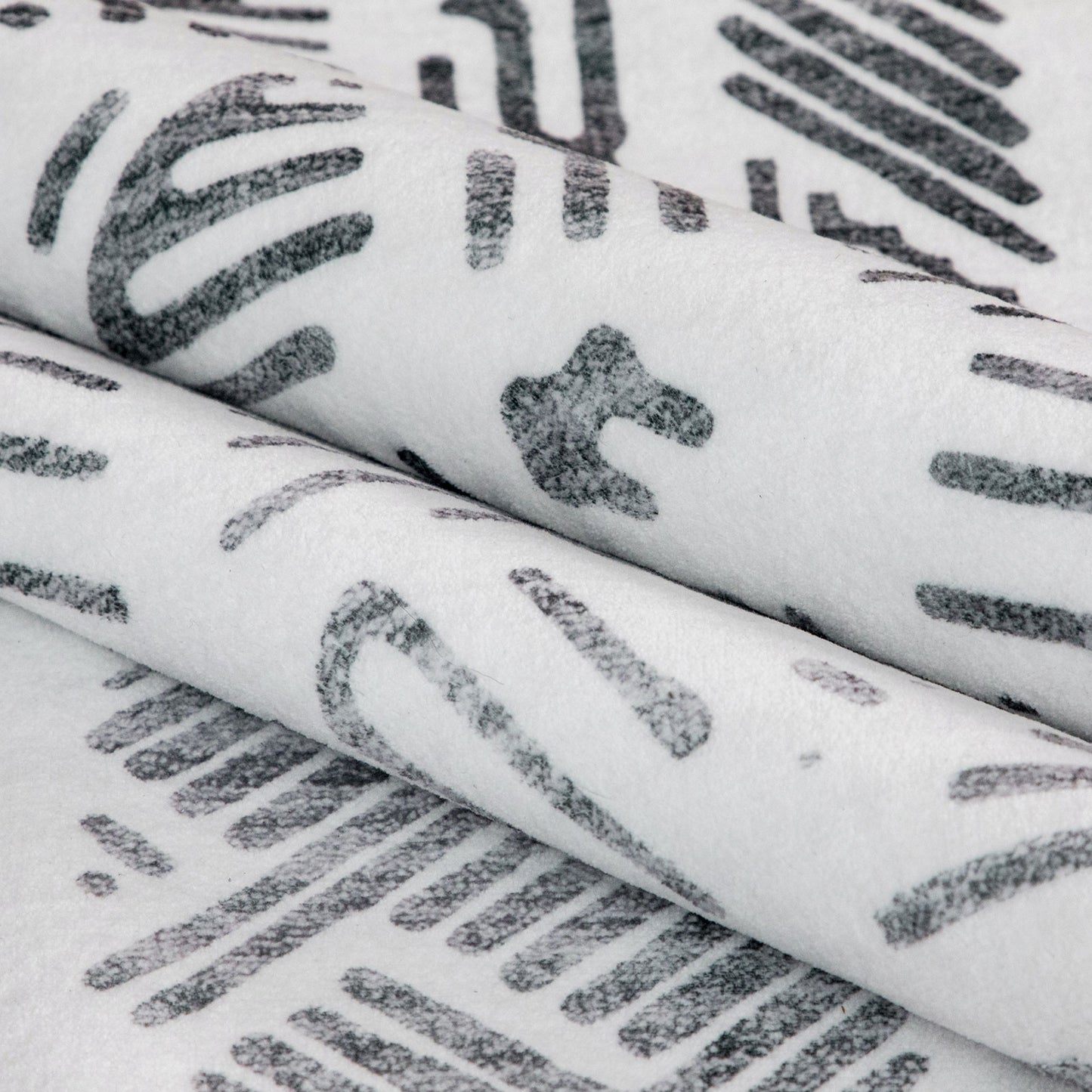 Machine Washable Rug - Geometric Ivory