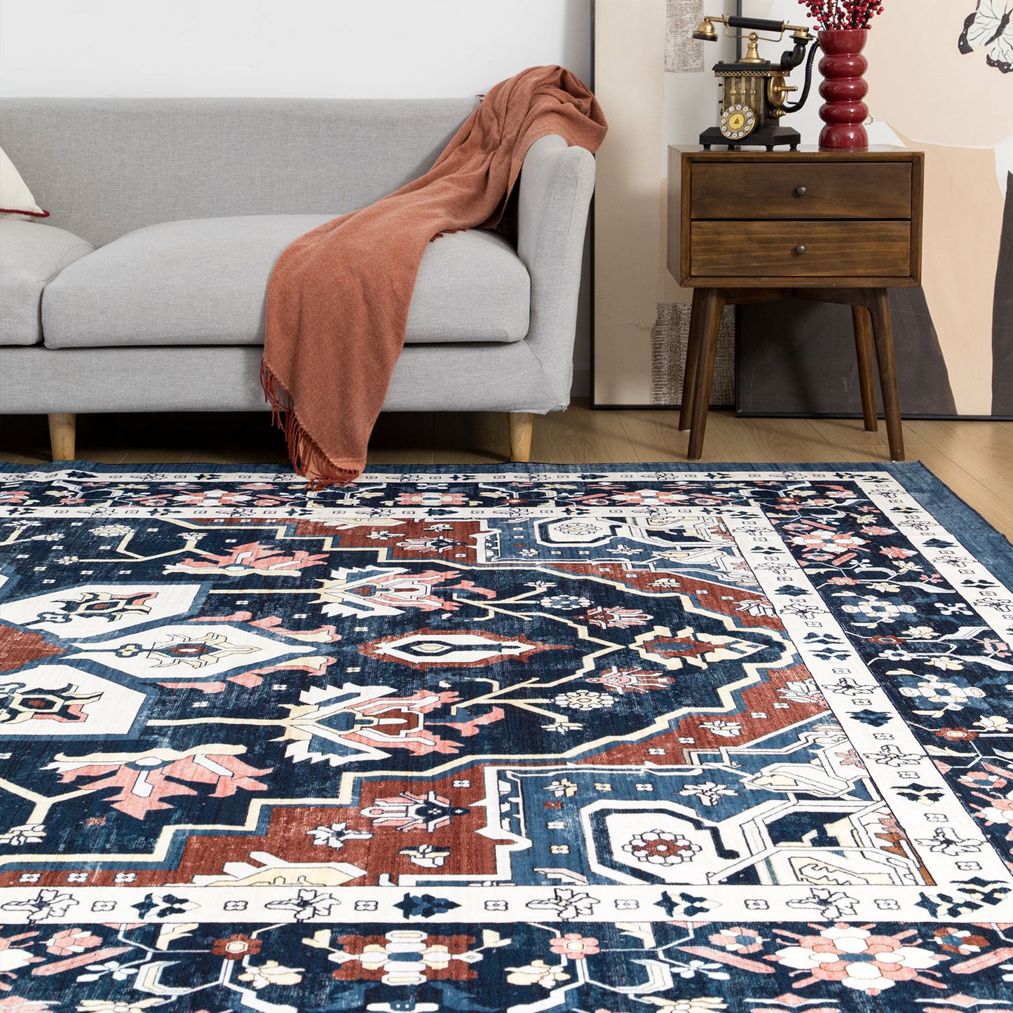 Machine Washable Rug - Midnight Navy - New Release Due November 2025