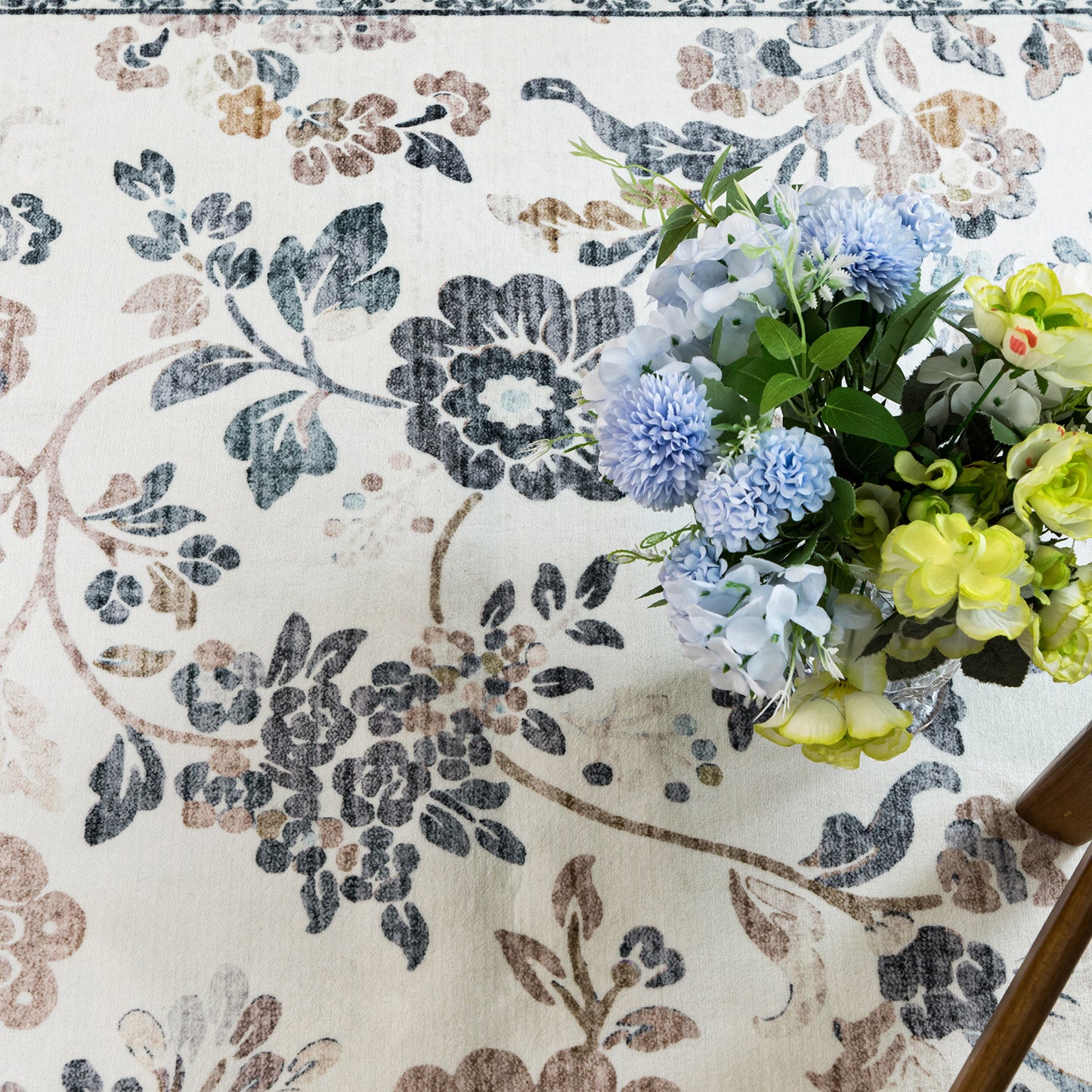 Machine Washable Rug - Spring Flora
