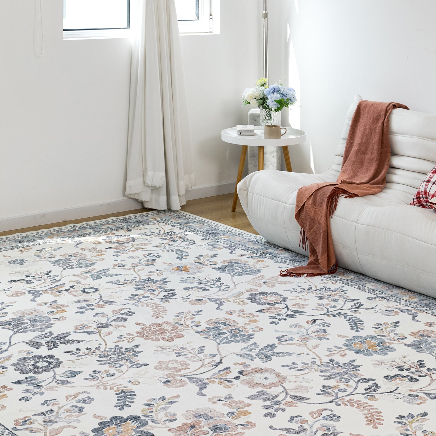 Machine Washable Rug - Spring Flora