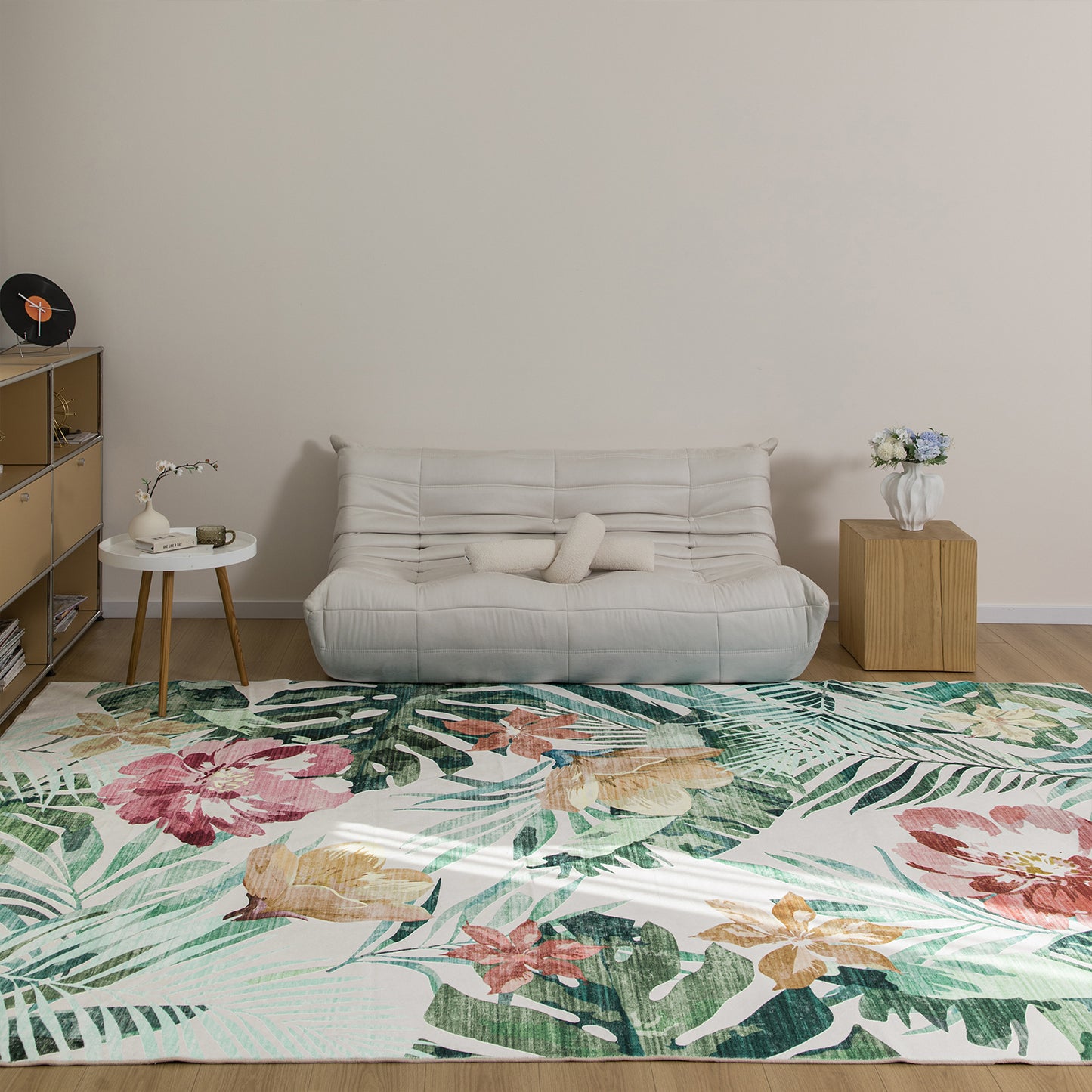 Machine Washable Rug - Hibiscus Breeze
