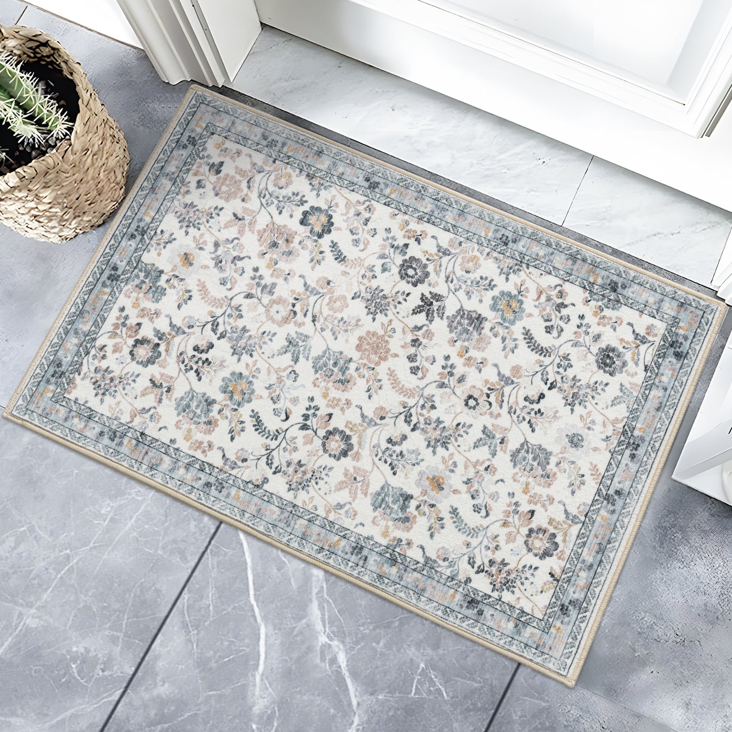 Machine Washable Rug - Spring Flora