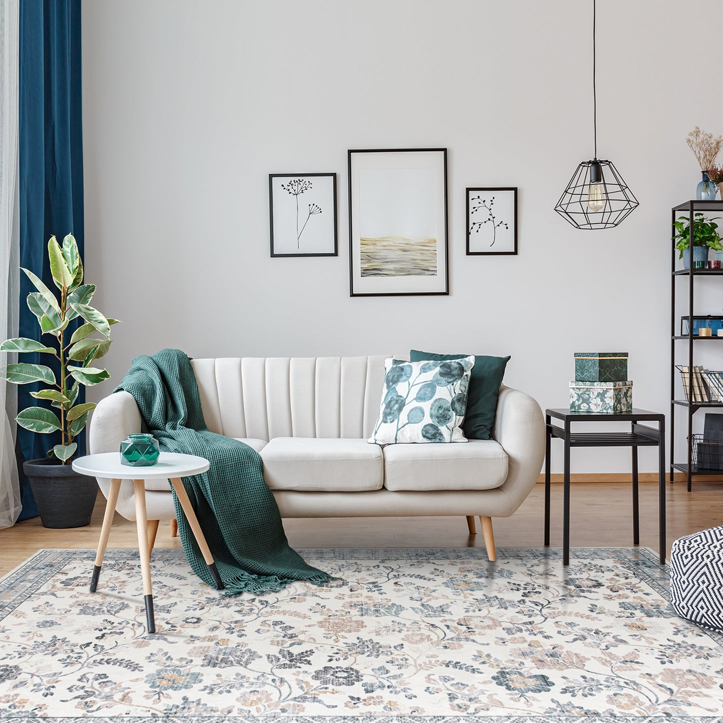 Machine Washable Rug - Spring Flora