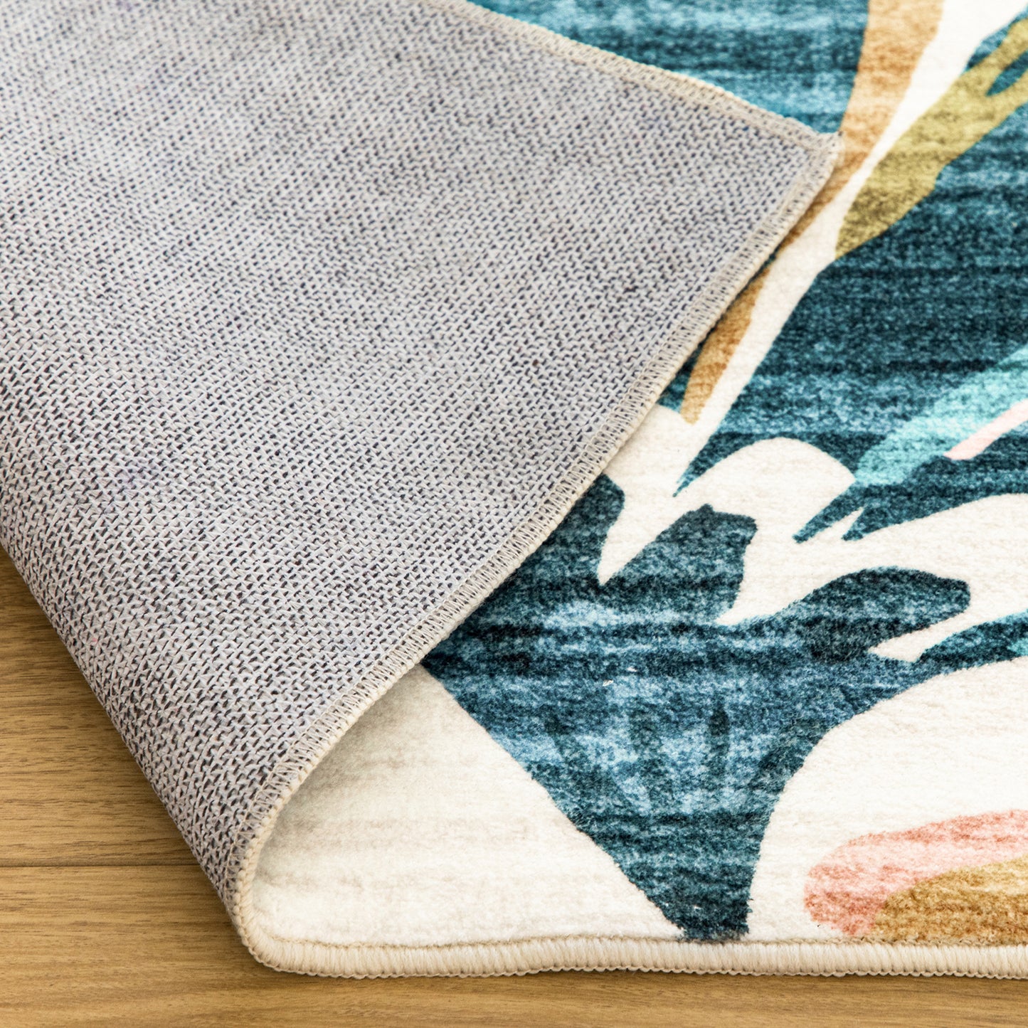 Machine Washable Rug - Retro Flora