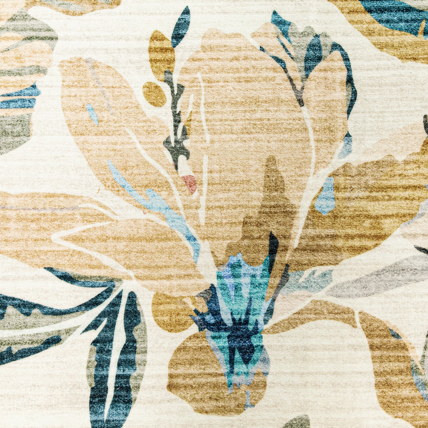 Machine Washable Rug - Retro Flora