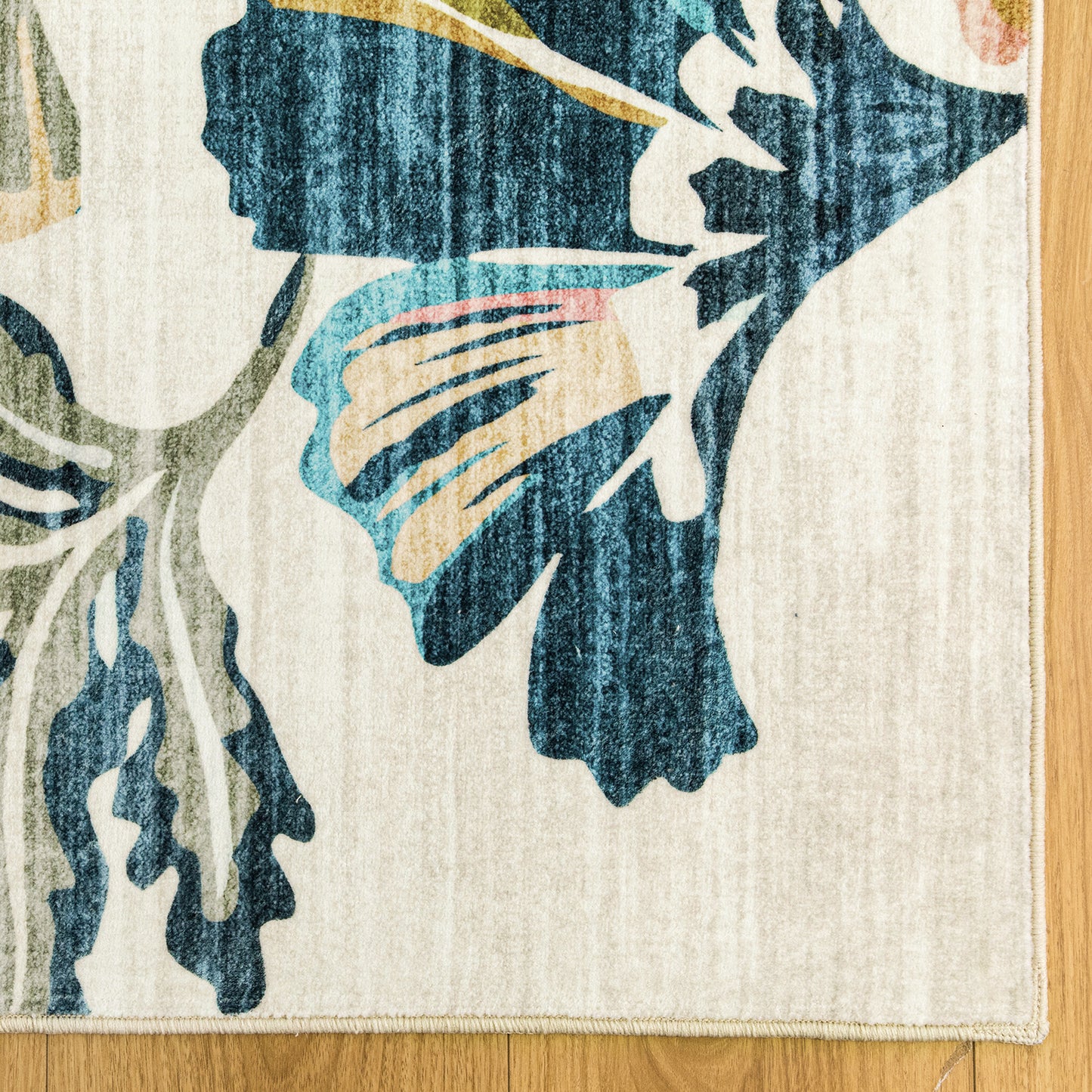 Machine Washable Rug - Retro Flora
