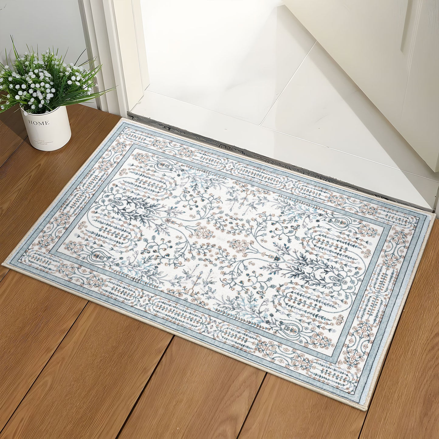 Machine Washable Rug - Vintage Vine