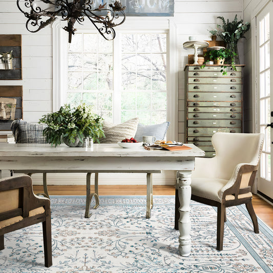 Machine Washable Rug - Vintage Vine