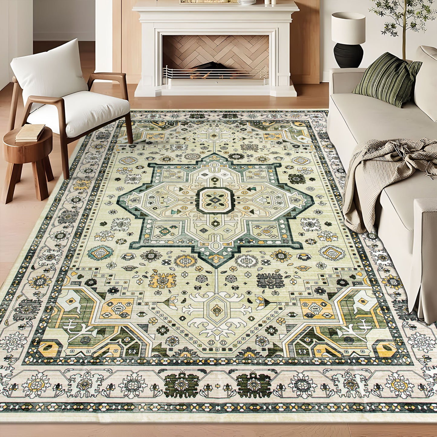 Machine Washable Rug - Golden Sage - New Release Due November 2025