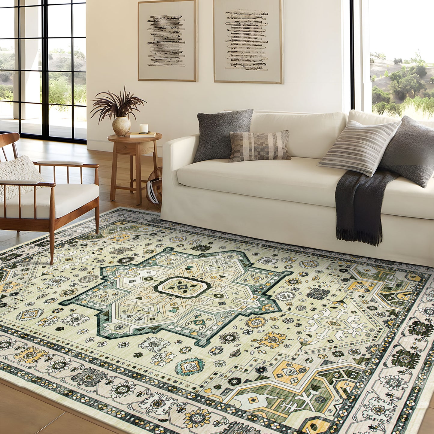 Machine Washable Rug - Golden Sage - New Release Due November 2025