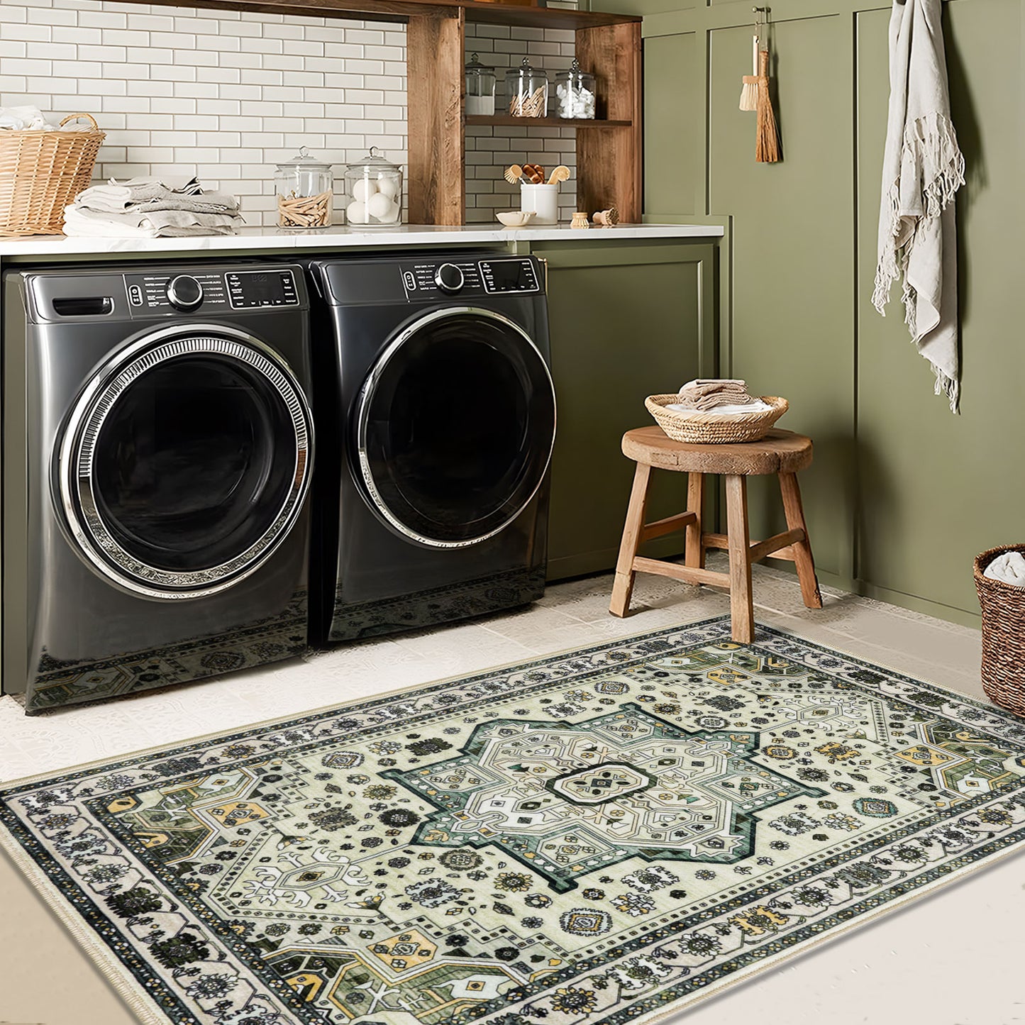 Machine Washable Rug - Golden Sage - New Release Due November 2025
