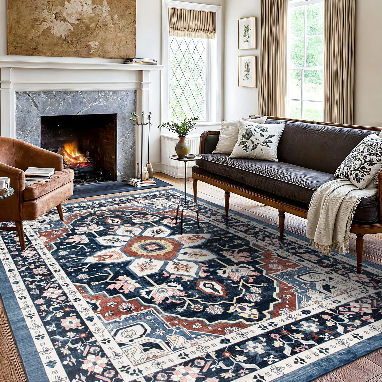 Machine Washable Rug - Midnight Navy - New Release Due November 2025