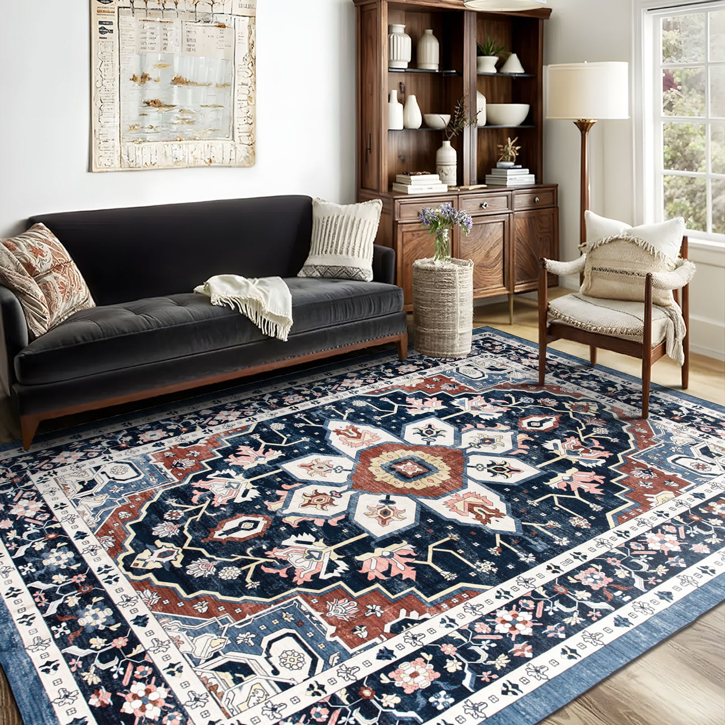Machine Washable Rug - Midnight Navy - New Release Due November 2025