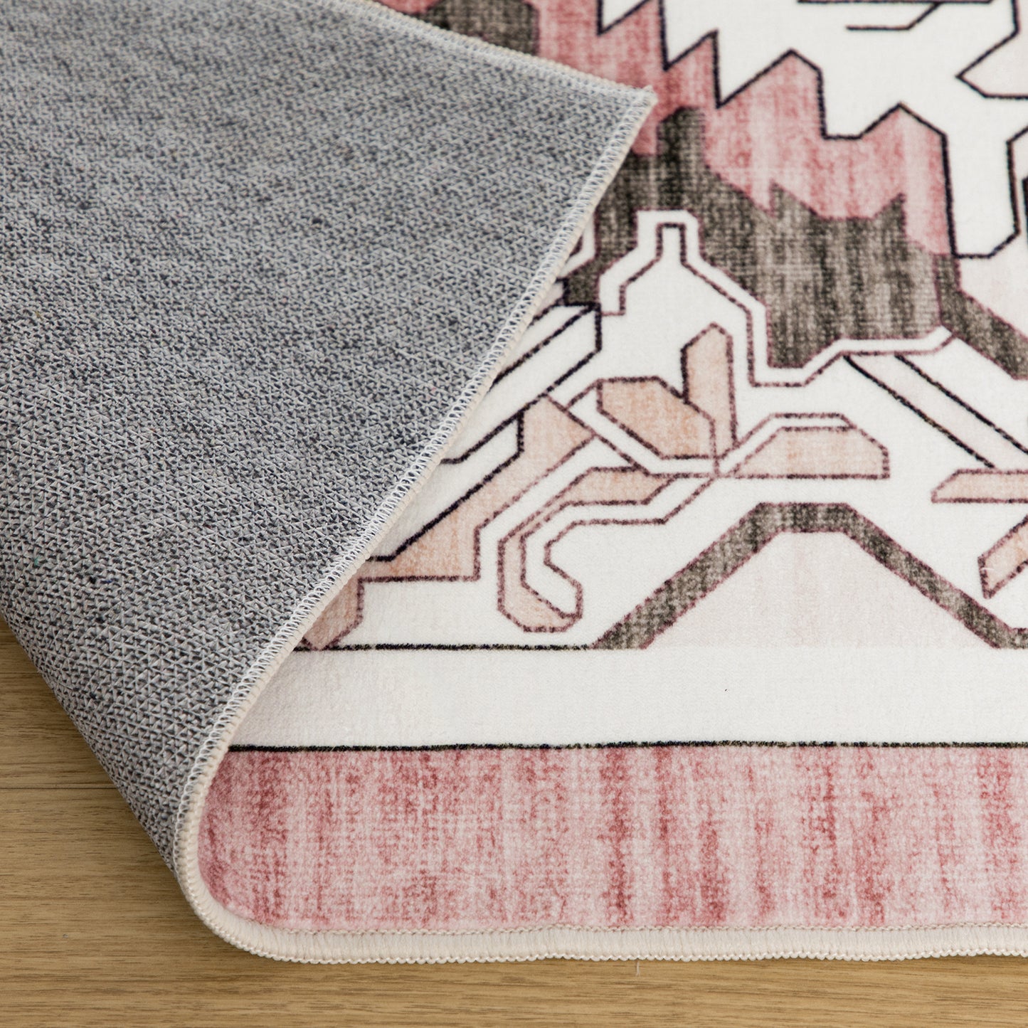 Machine Washable Rug - Vintage Rose