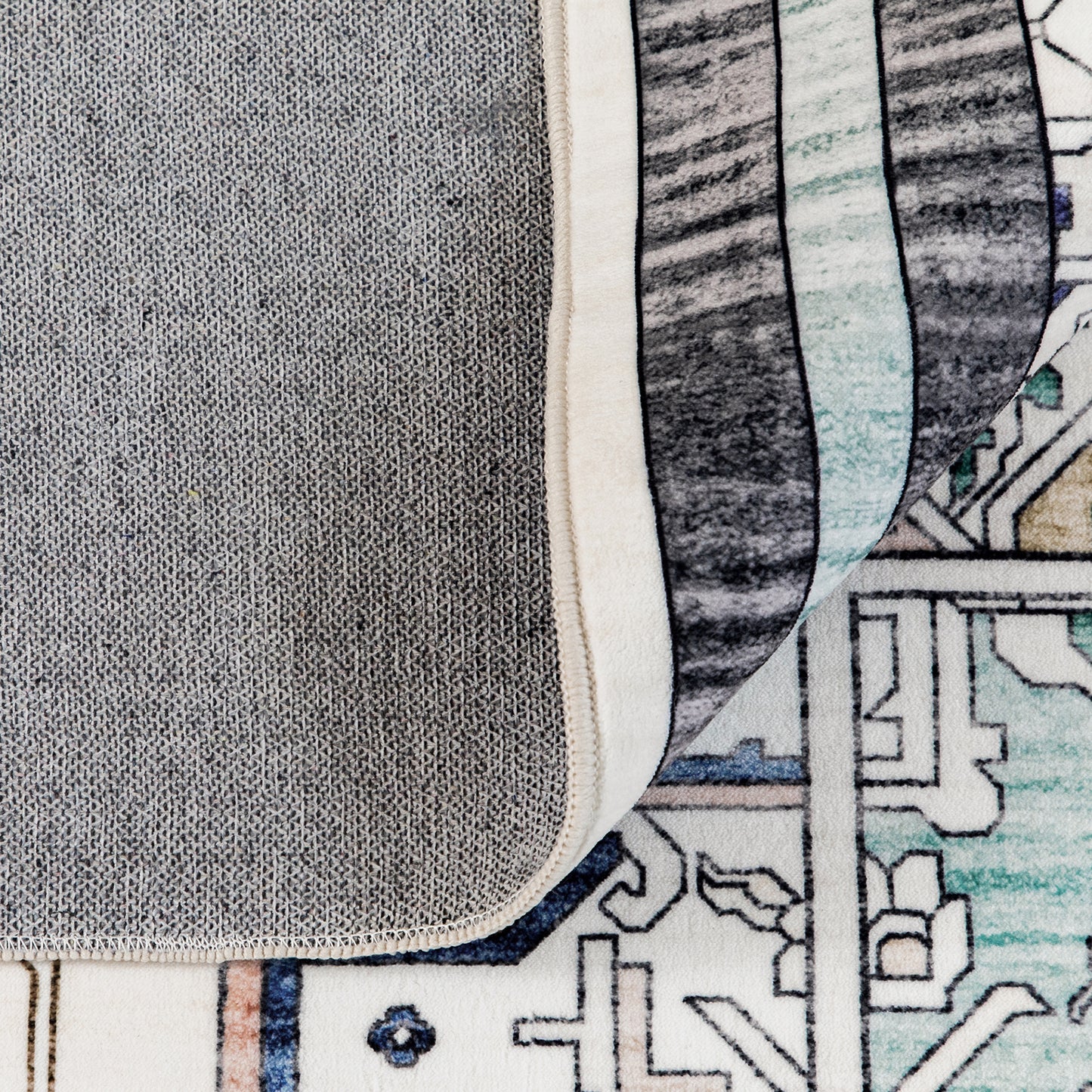 Machine Washable Rug - Vintage Mist