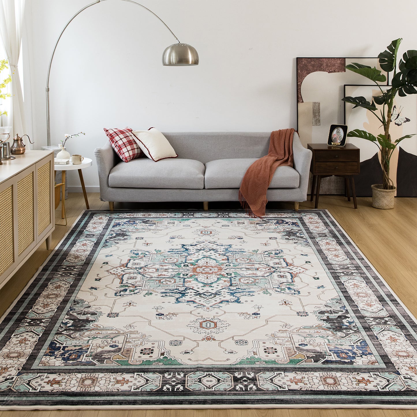 Machine Washable Rug - Vintage Mist