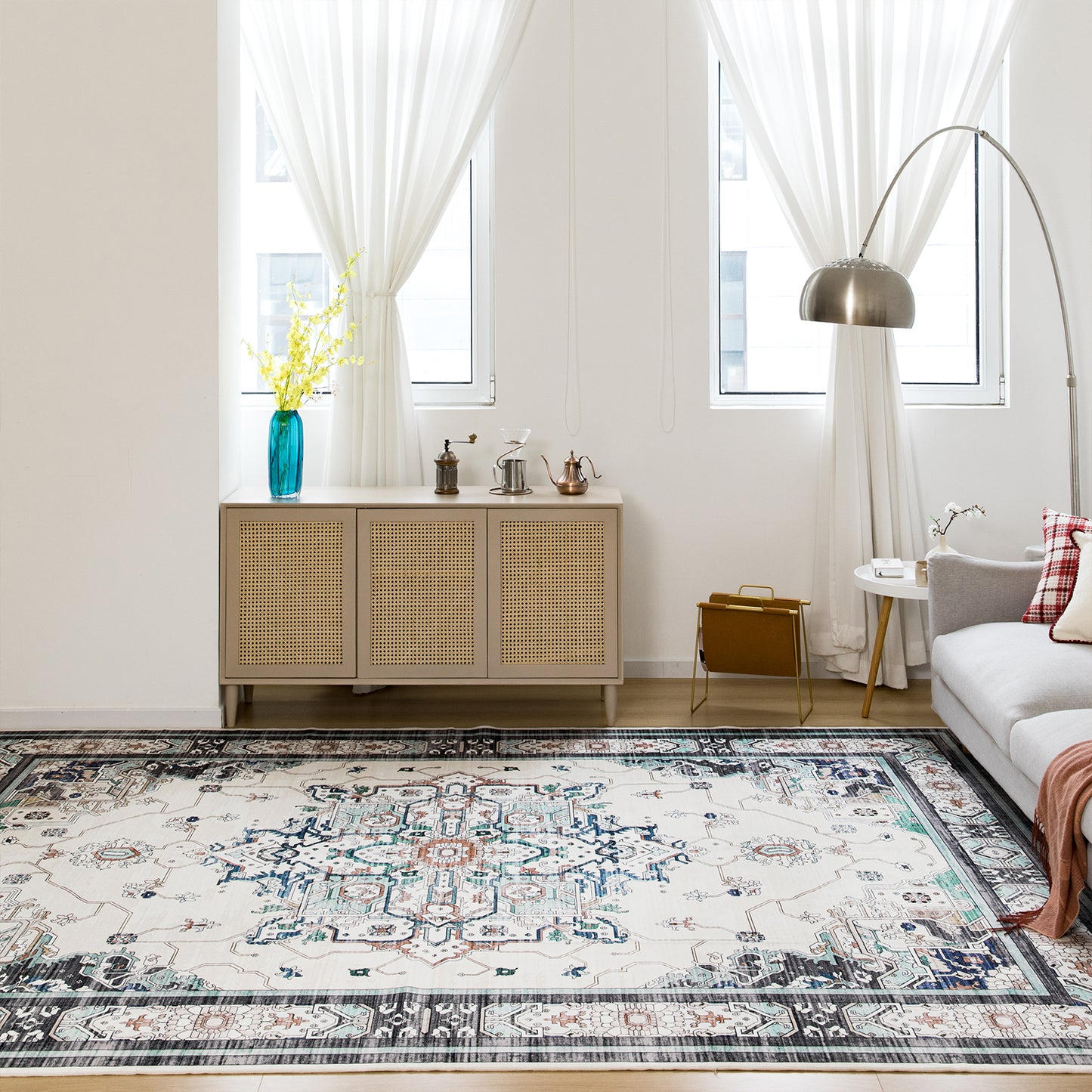 Machine Washable Rug - Vintage Mist