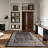 Machine Washable Rug - Dark Brown