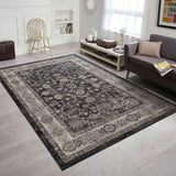 Machine Washable Rug - Dark Brown