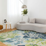 Machine Washable Rug - Lime Green