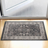 Machine Washable Rug - Dark Brown