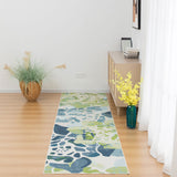 Machine Washable Rug - Lime Green