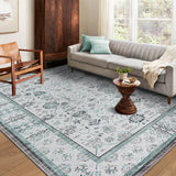 Machine Washable Rug - Sage Green