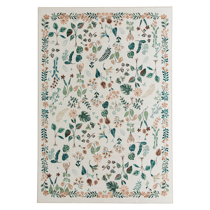 Machine Washable Rug - Ivory Flora