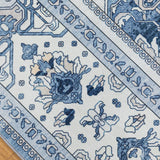 Machine Washable Rug - Coastal Blue