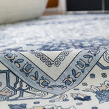 Machine Washable Rug - Coastal Blue