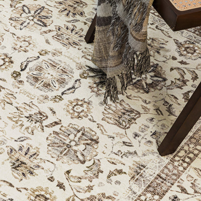 Machine Washable Rug - Modern Beige