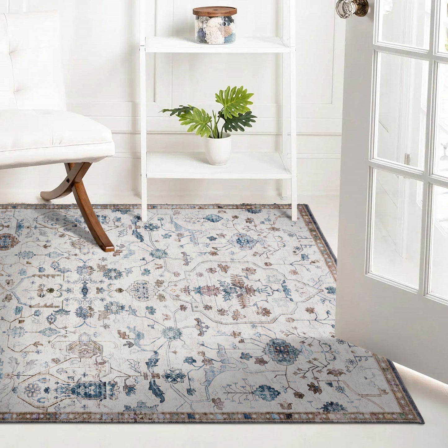 Machine Washable Rug - Oak & Sky