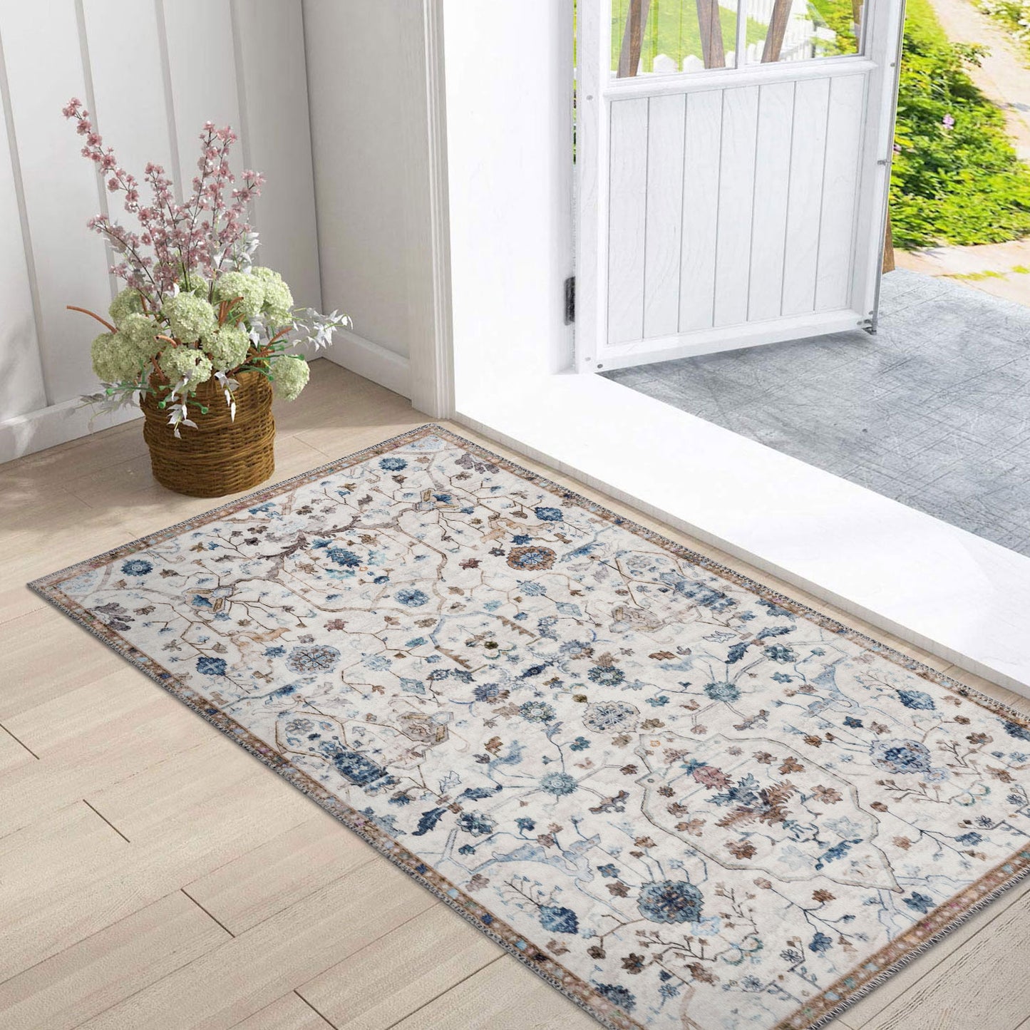 Machine Washable Rug - Oak & Sky