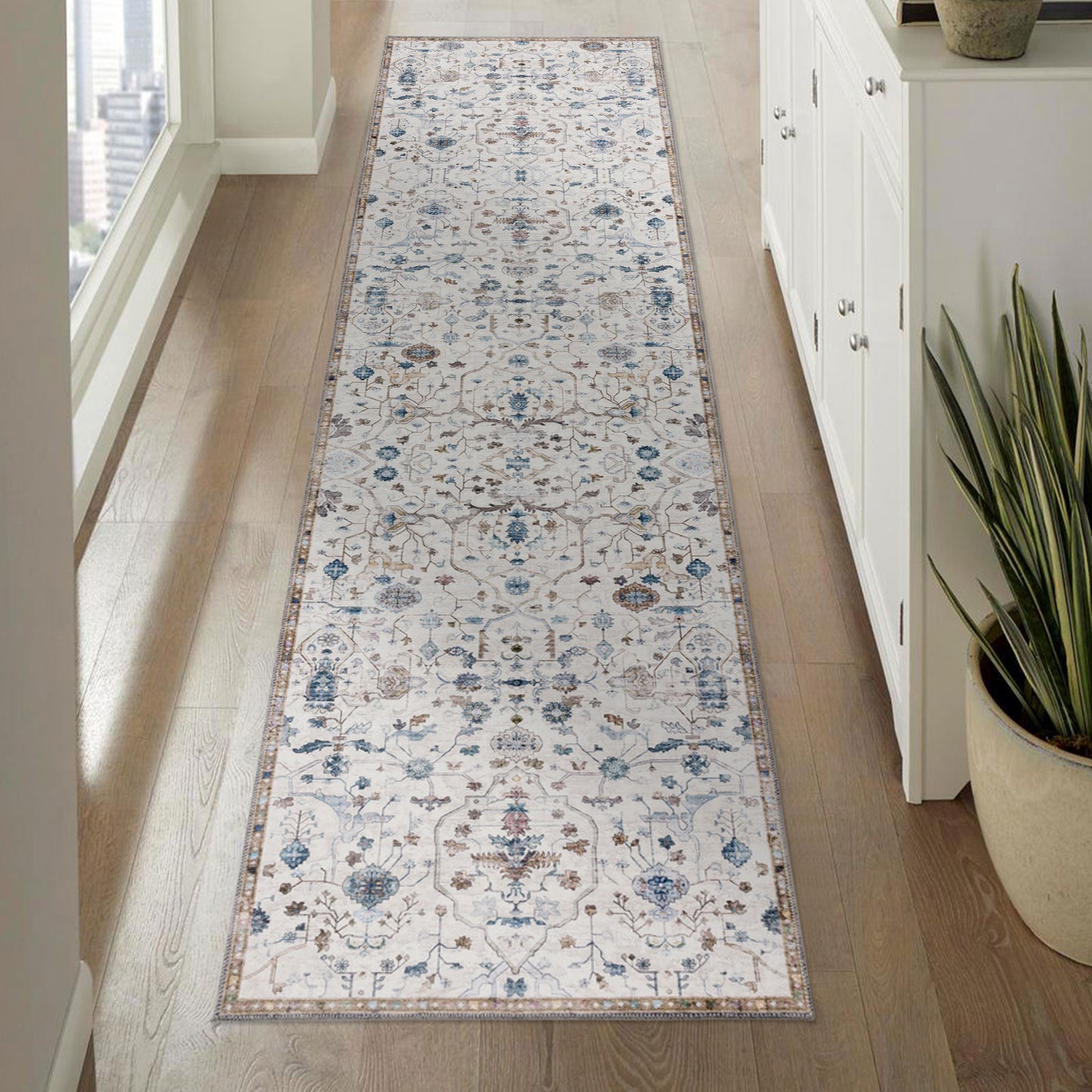Machine Washable Rug - Oak & Sky