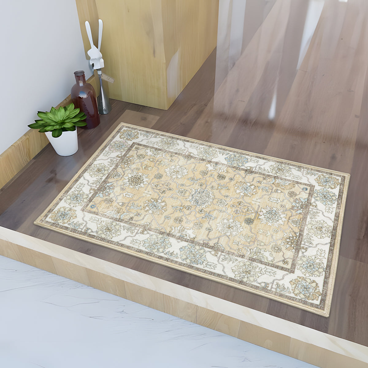 Machine Washable Rug - Isla Gold