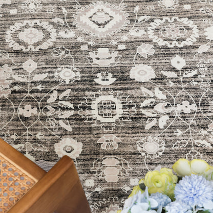 Machine Washable Rug - Soft Brown