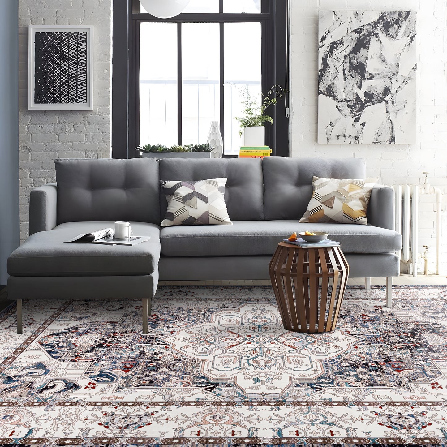 Machine Washable Rug - Vintage Hazel