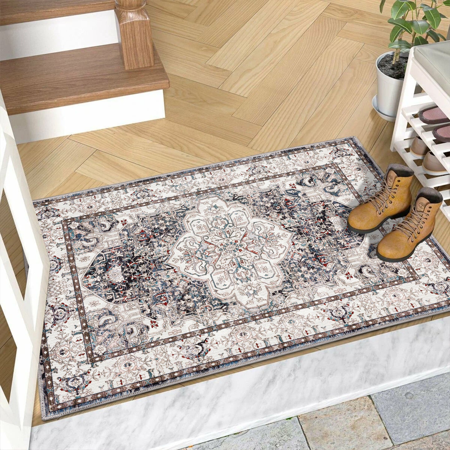 Machine Washable Rug - Vintage Hazel