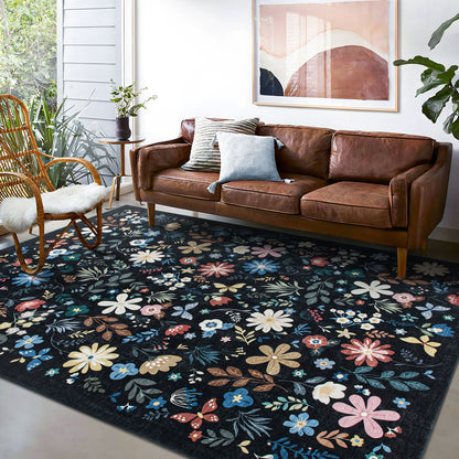Machine Washable Rug - Enchanted Bloom