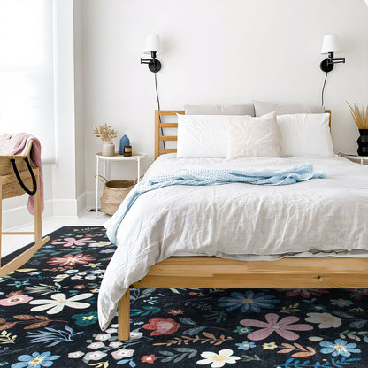 Machine Washable Rug - Enchanted Bloom