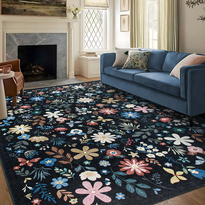 Machine Washable Rug - Enchanted Bloom