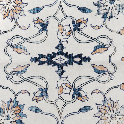 Machine Washable Rug - Blue Mist