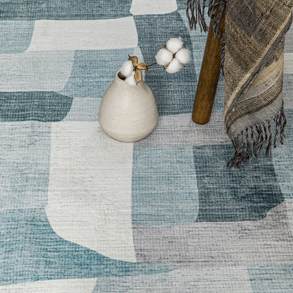 Machine Washable Rug - Abstract Celeste