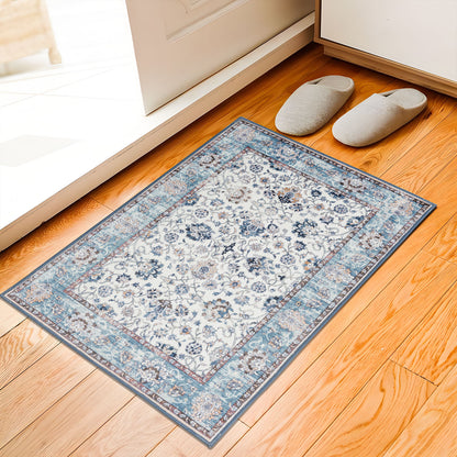 Machine Washable Rug - Blue Mist
