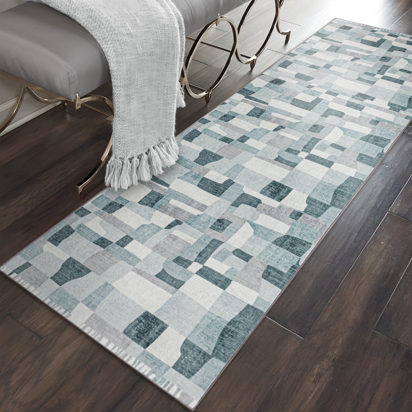 Machine Washable Rug - Abstract Celeste