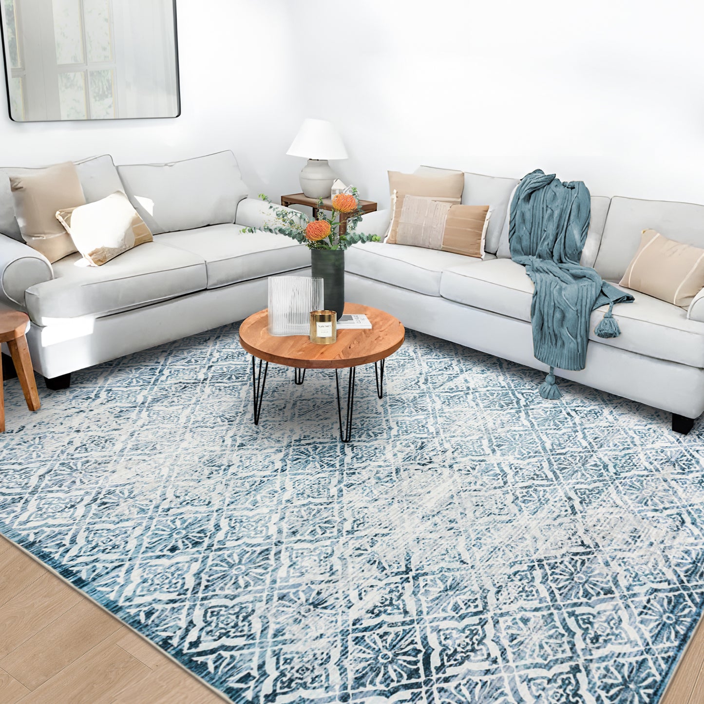 Machine Washable Rug - Habour Haze