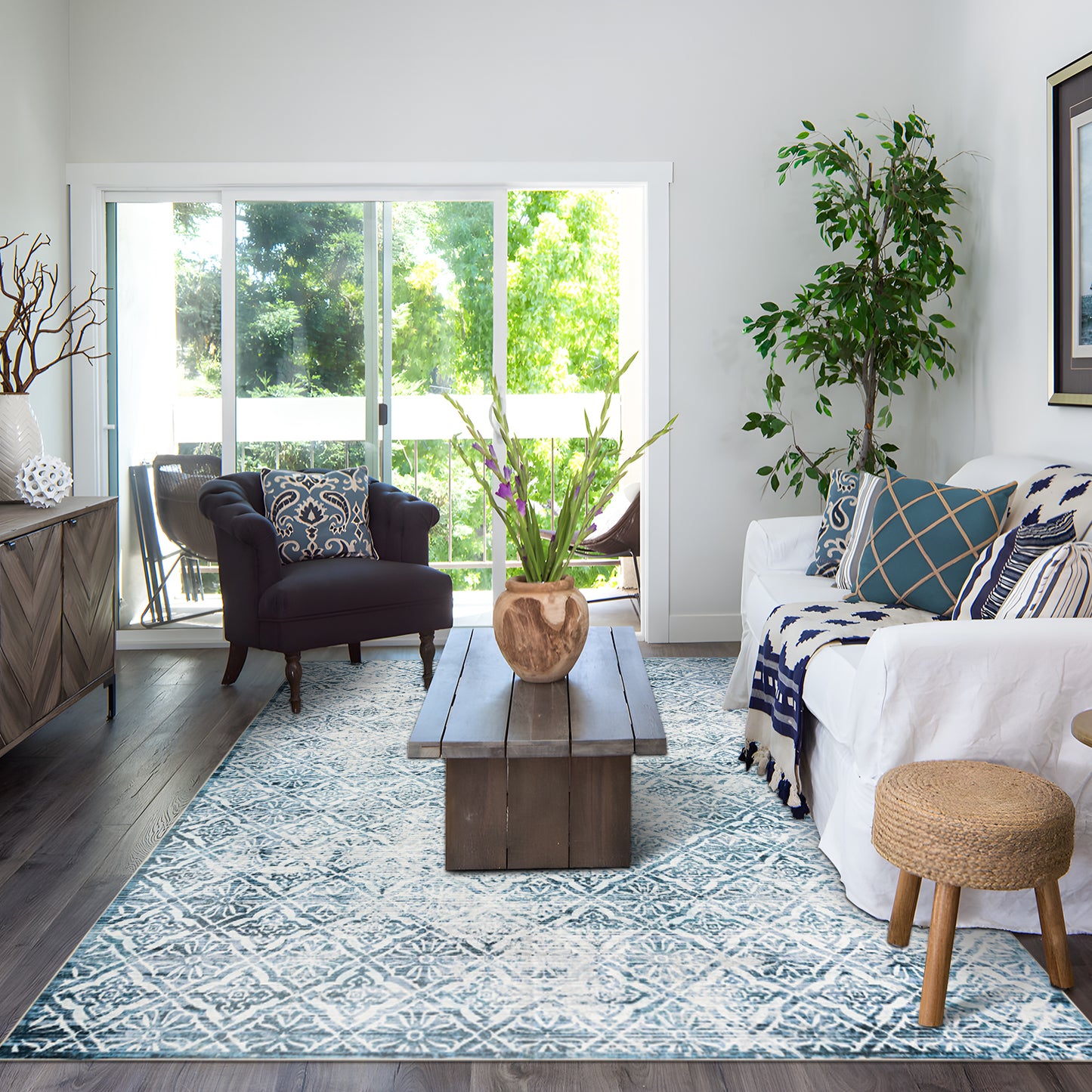 Machine Washable Rug - Habour Haze